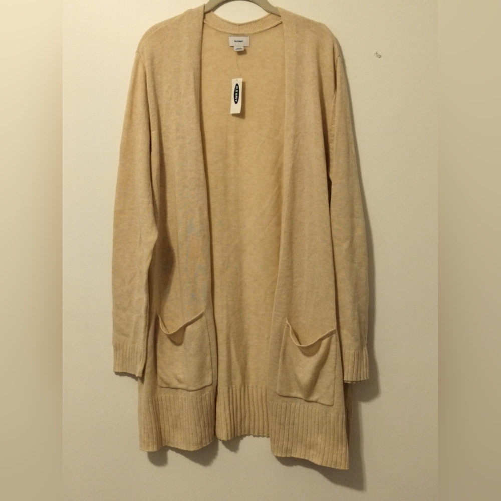 NWT Old Navy Women's Open Front Long Line Sweater XXL